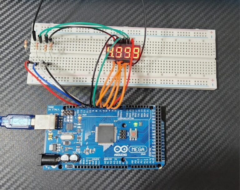 4-Digit 7-Segment LED Display with Arduino