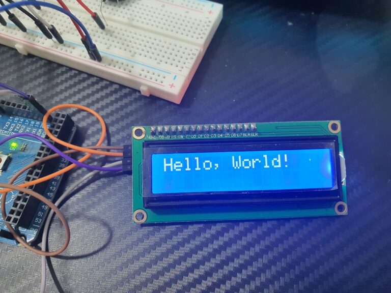 Introduction to LCD Display (16×2) with I2C module (HW-061)
