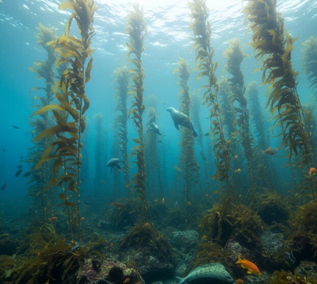 marine life kelp forests