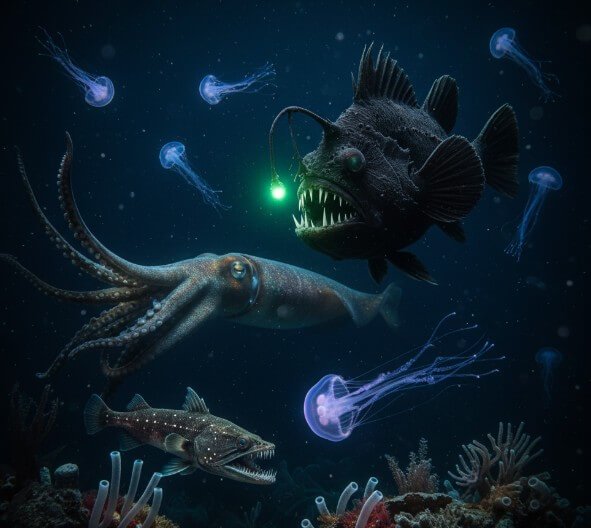 marine life deep sea creatures